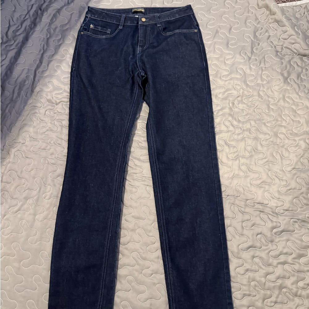 Men's Straight Jeans - Dark Blue